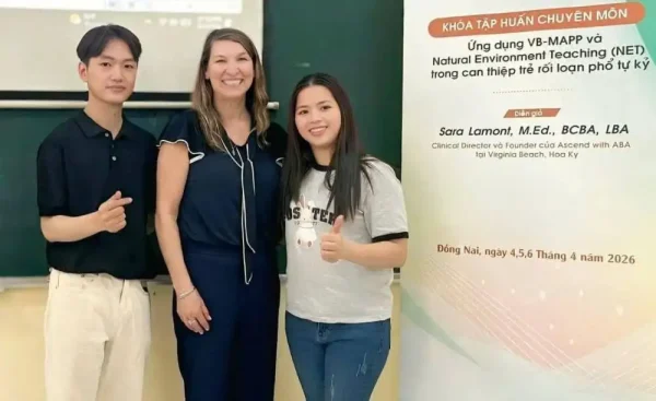 Nhân sự EMH tham gia tập huấn VB-MAPP & NET trong can thiệp trẻ rối loạn phổ tự kỷ